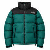 The North Face Hub Green Mens Puffer Jacket – Mens Insulated Winter Jacket / Nuptse Puffer Jacket 1996 Retro Coat