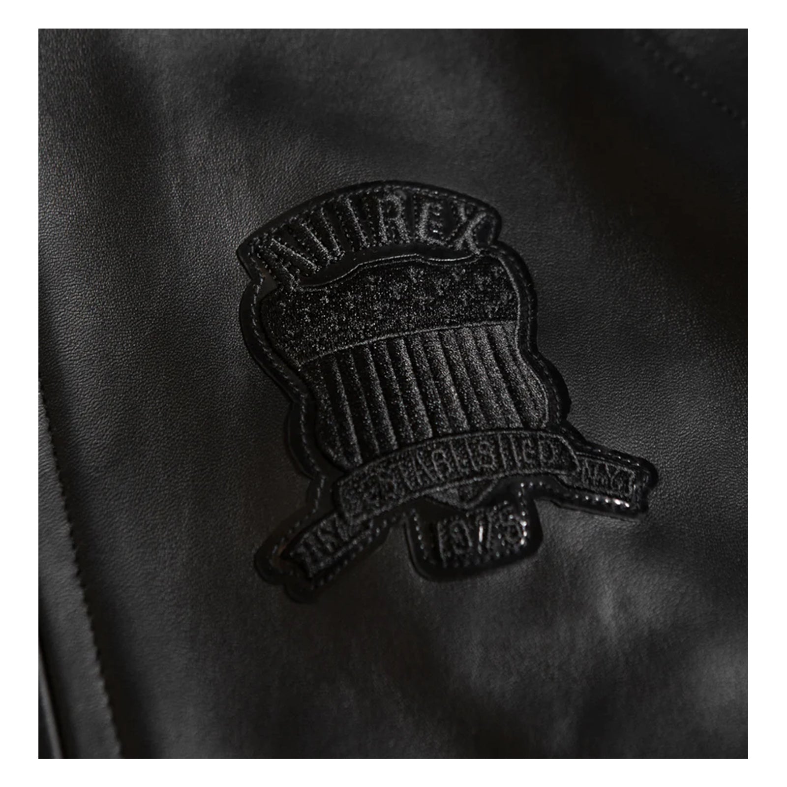 Best Seller Men’s Iconic Avirex Leather Jacket Black American Flight Jacket