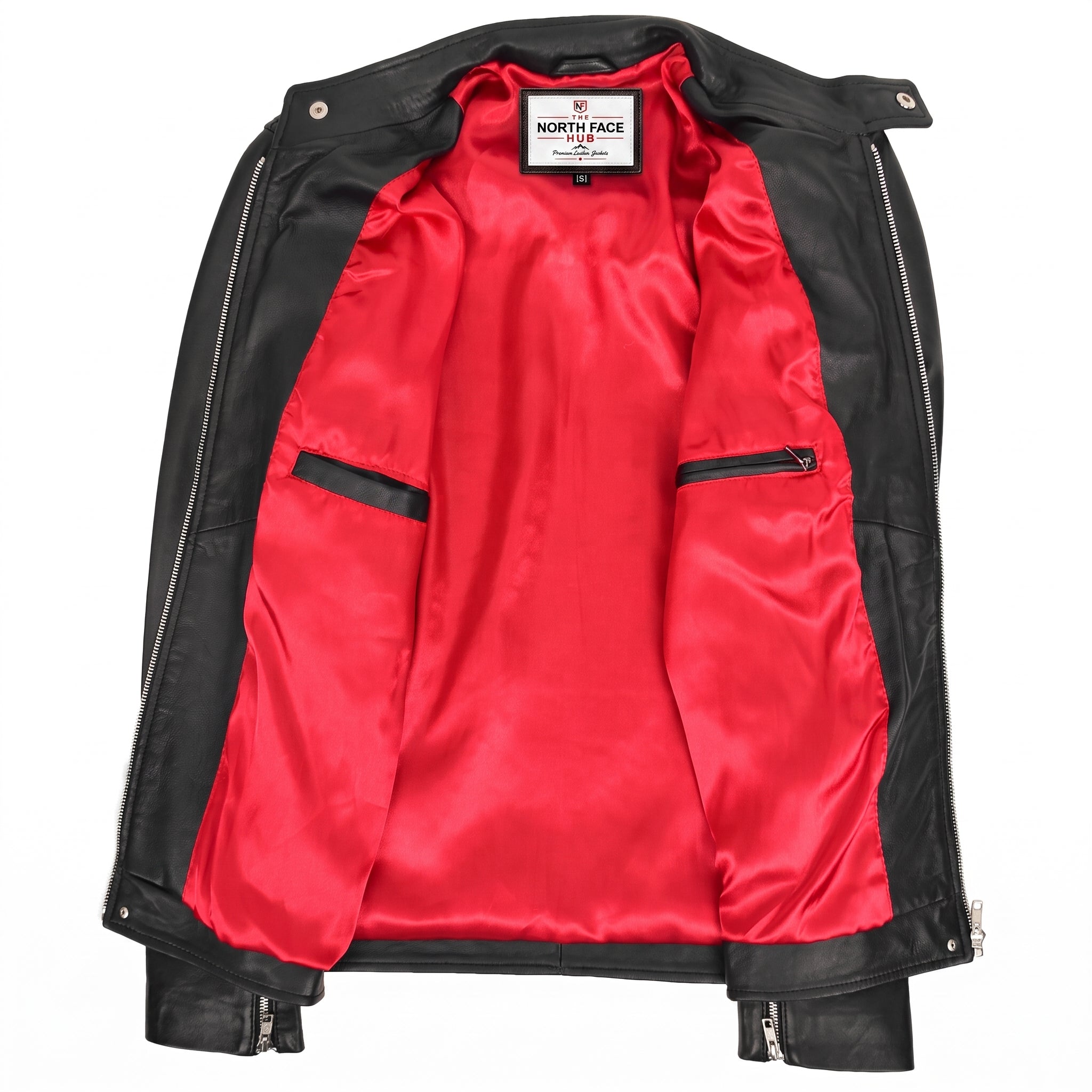 Mens Leather Cafe Racer Casual Biker Jacket Gerard Nova Black