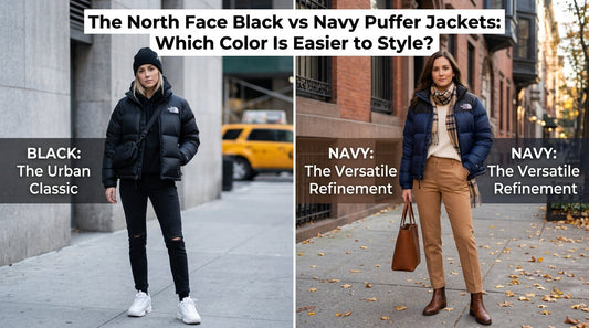 Black vs Navy North Face Puffer Jackets: Which Color Is Easier to Style?