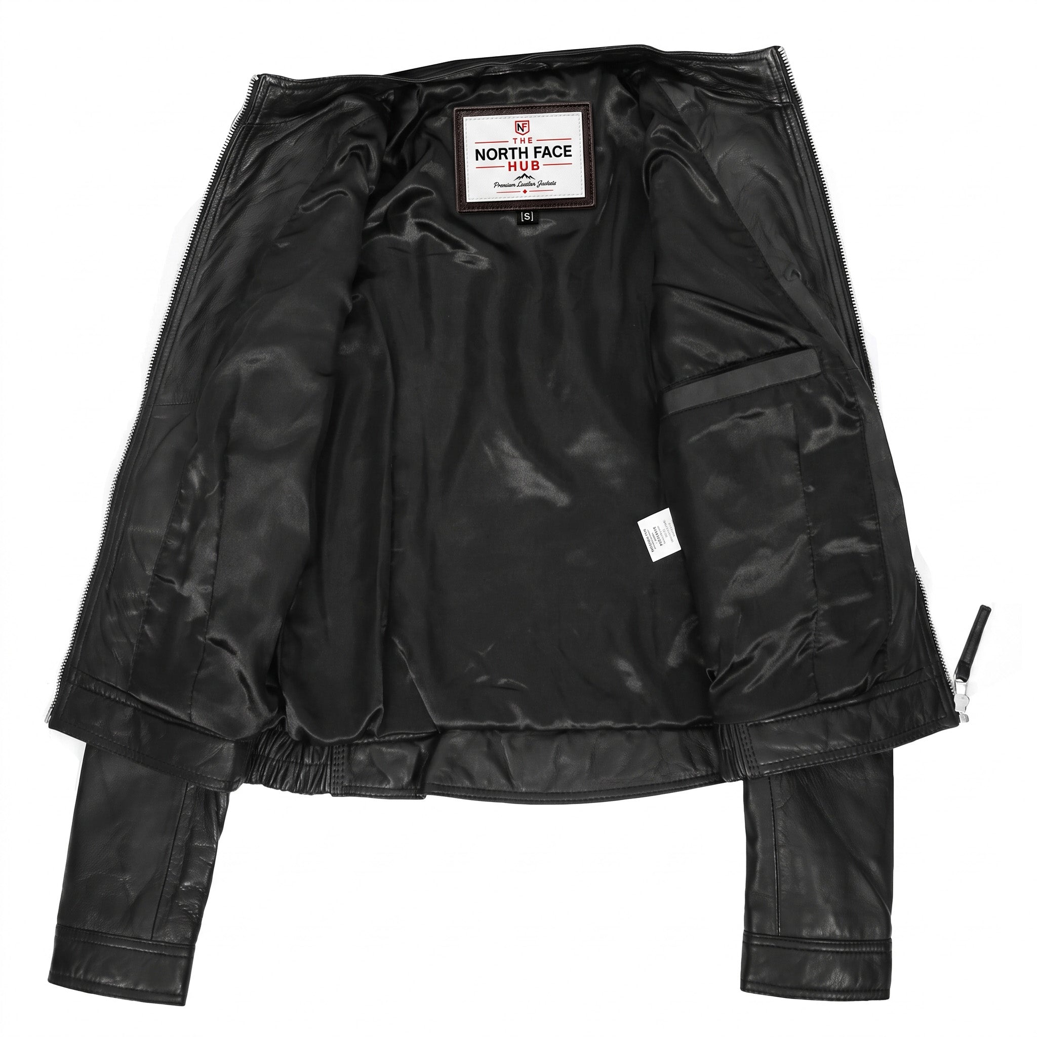 Womens Detachable Hoodie Biker Leather Jacket Lily Nova Black