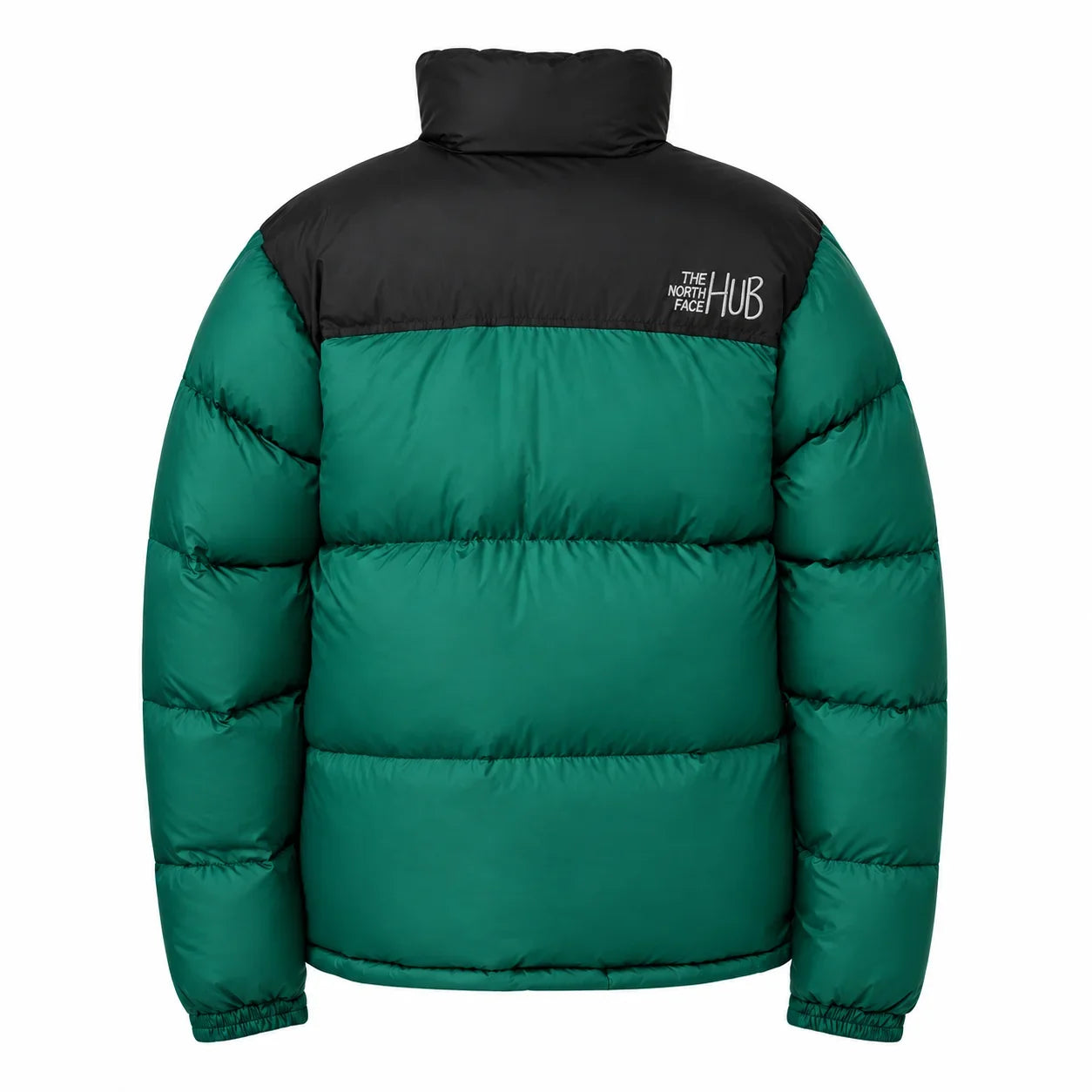 The North Face Hub Green Womens Puffer Jacket – Womens Insulated Winter Jacket / Nuptse Puffer Jacket 1996 Retro Coat