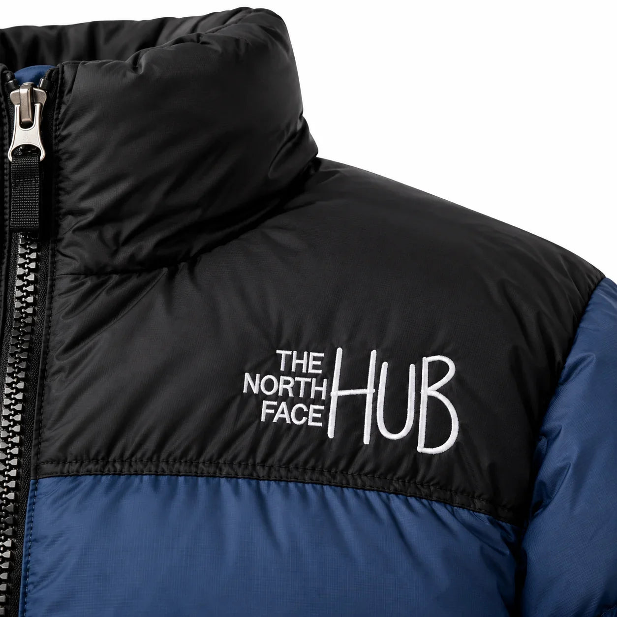 The North Face Hub Blue Womens Puffer Jacket – Womens Insulated Winter Jacket / Nuptse Puffer Jacket 1996 Retro Coat