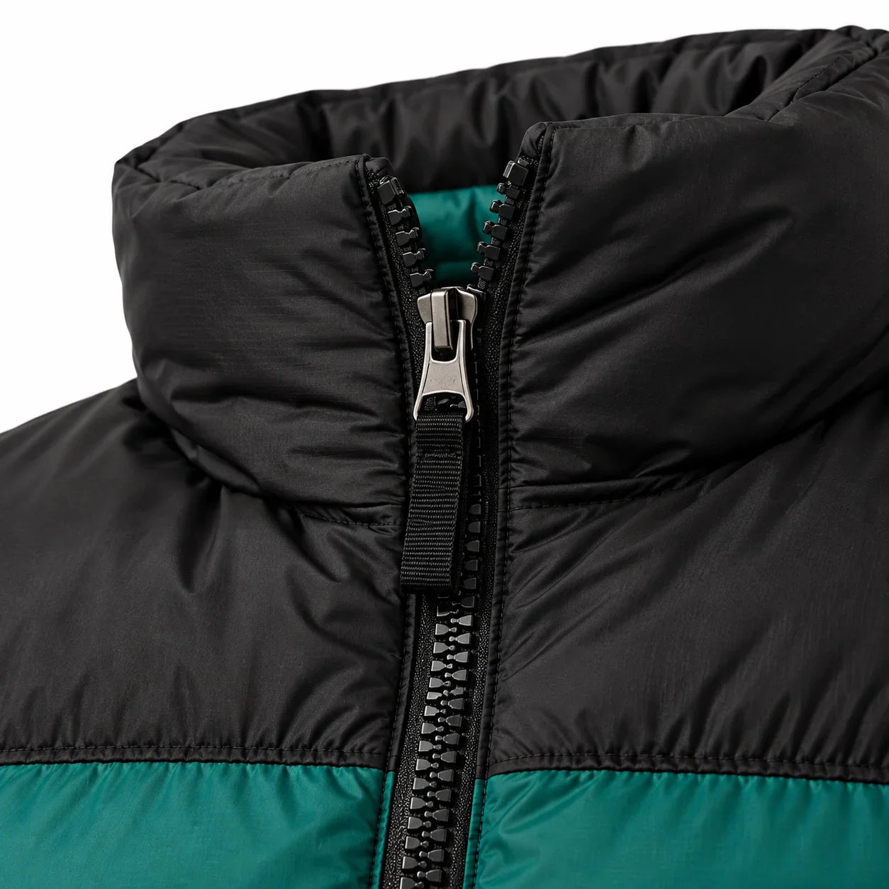 The North Face Hub Green Mens Puffer Jacket – Mens Insulated Winter Jacket / Nuptse Puffer Jacket 1996 Retro Coat