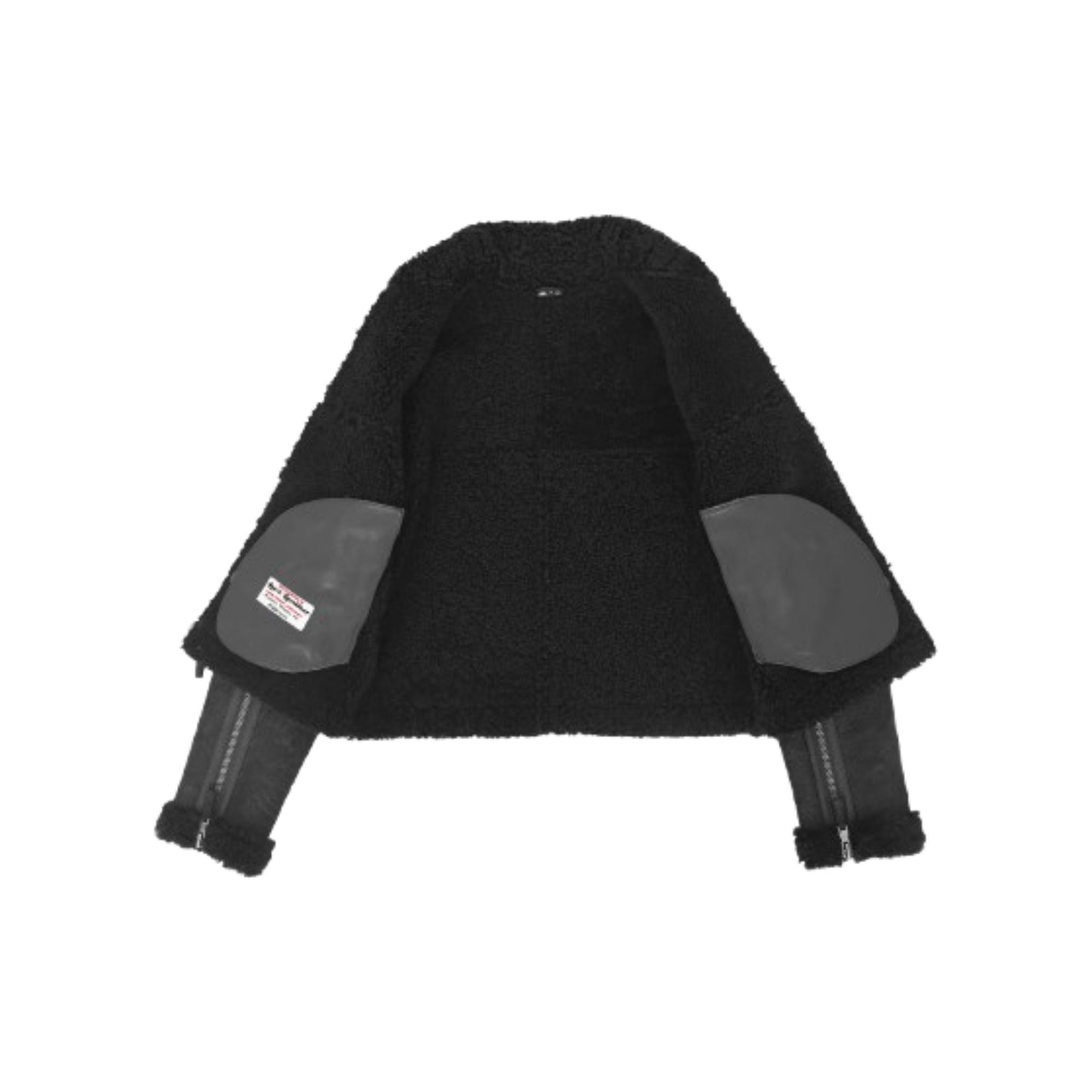 Womens Sheepskin Aviator RAF Pilot Jacket Nova Black