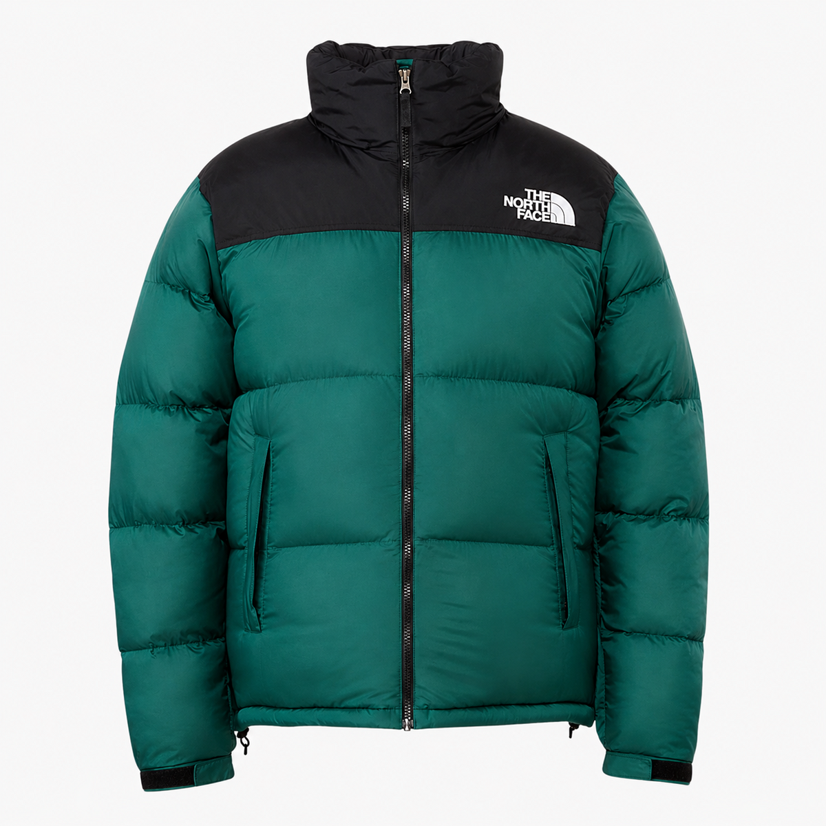 The North Face Nuptse 700 Puffer Jacket | Green and Black 1996 Retro Down Coat | Unisex Winter Streetwear | Warm Snow Jacket | Gift for Him / Her