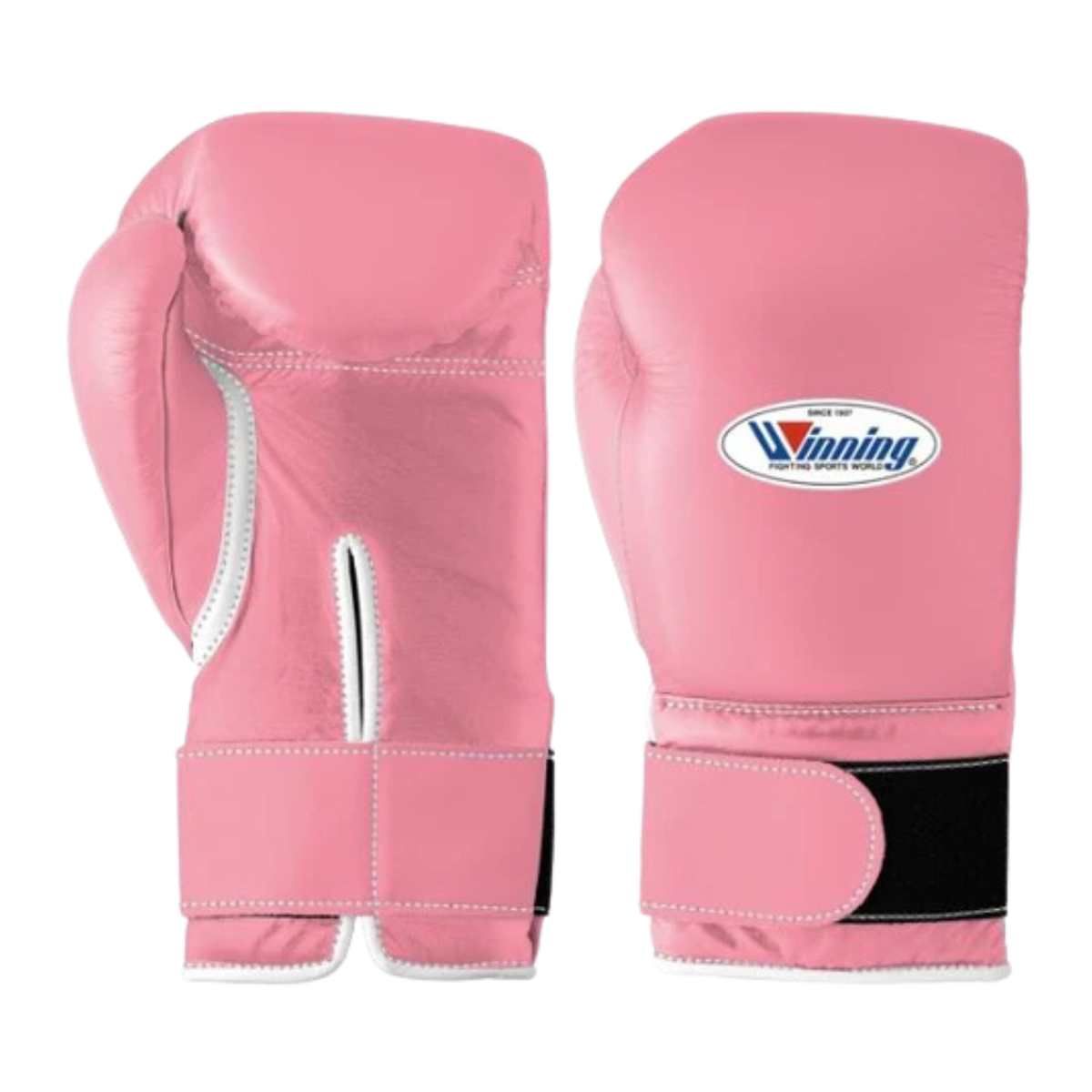 Winning Velcro Boxing Gloves Pink Gym Training &amp; Sparring Gloves